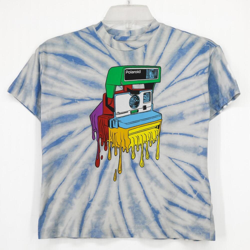 2021 Kids Unisex Medium Tie Died Polaroid Officially Licensed Tee
